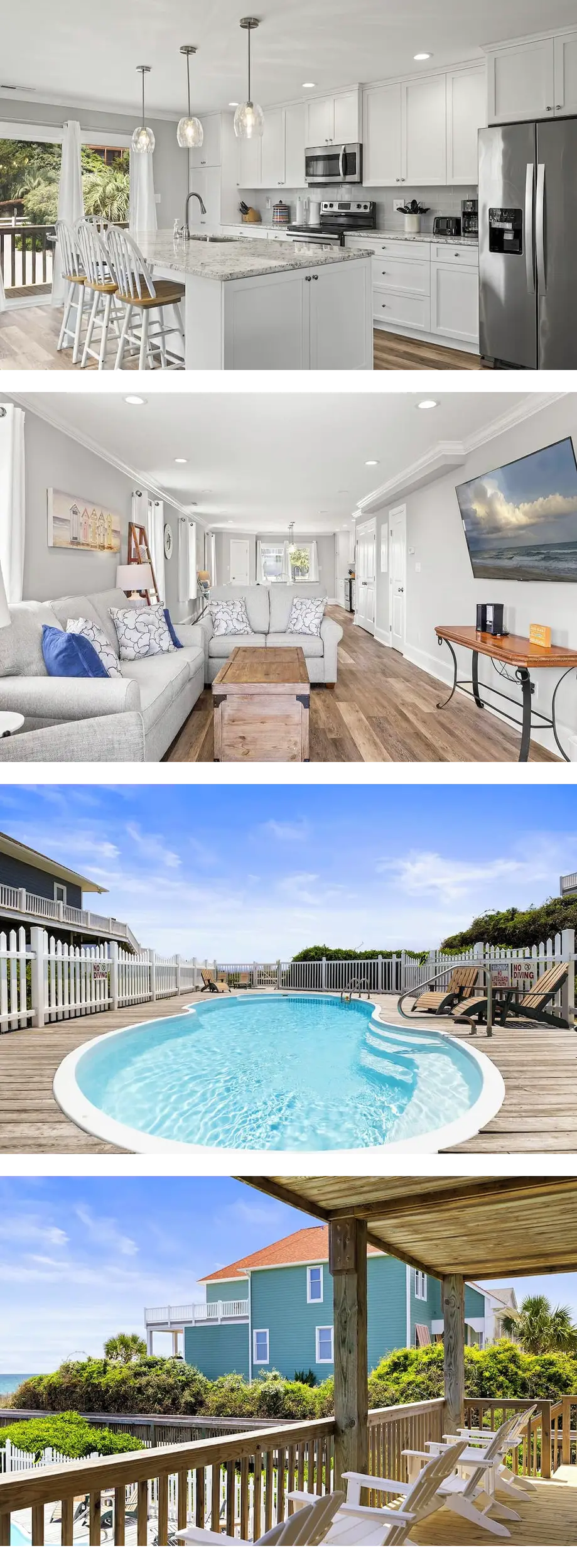 Footprints West, Oceanfront Duplex in Em...