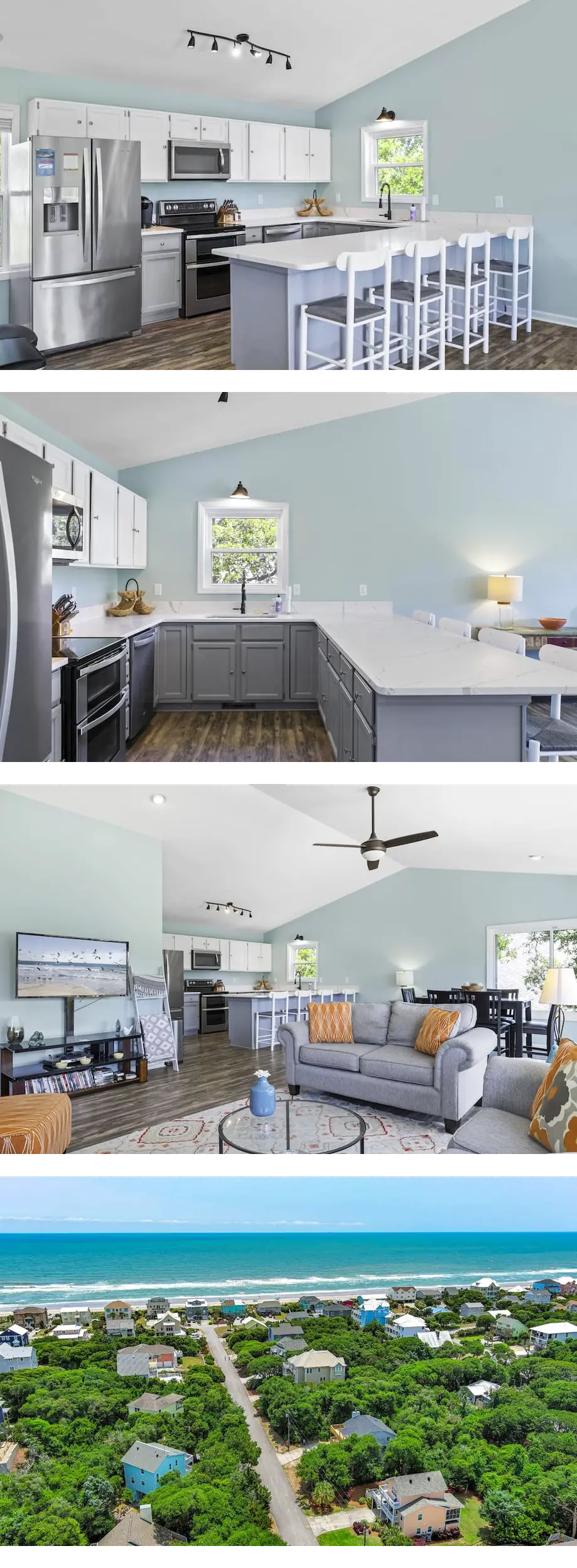 Indigo Blue, Oceanside House in Emerald ...