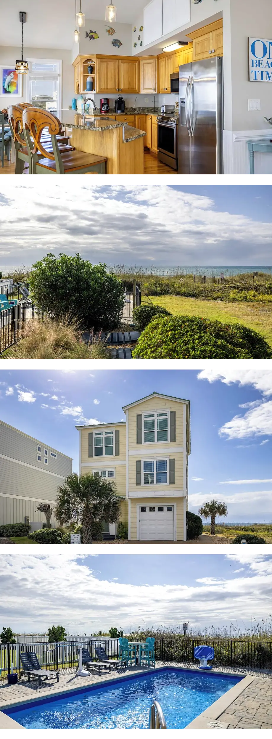 Seas The Day, Oceanfront House in Pine K...