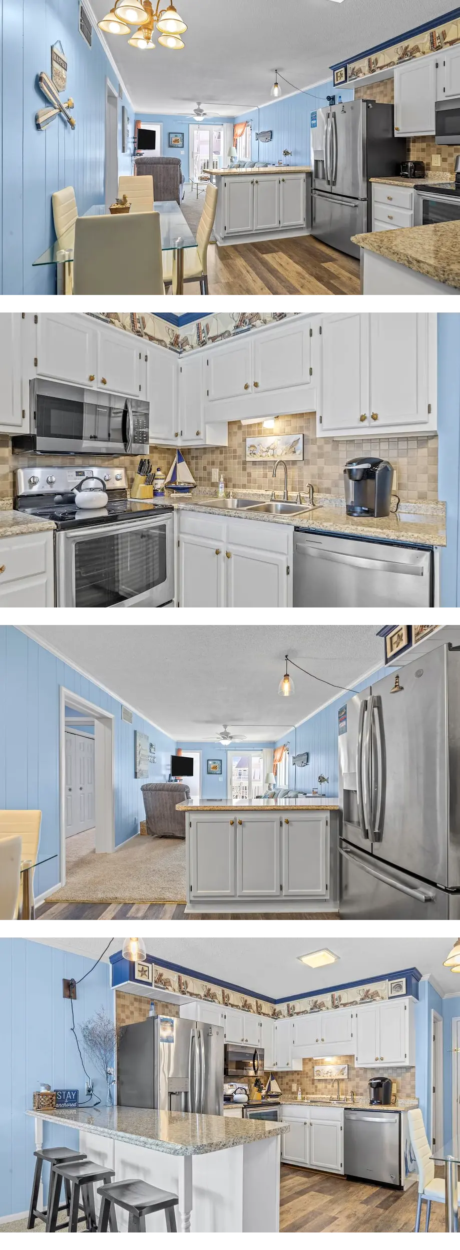 Ocean-view condo with beach access, WiFi...