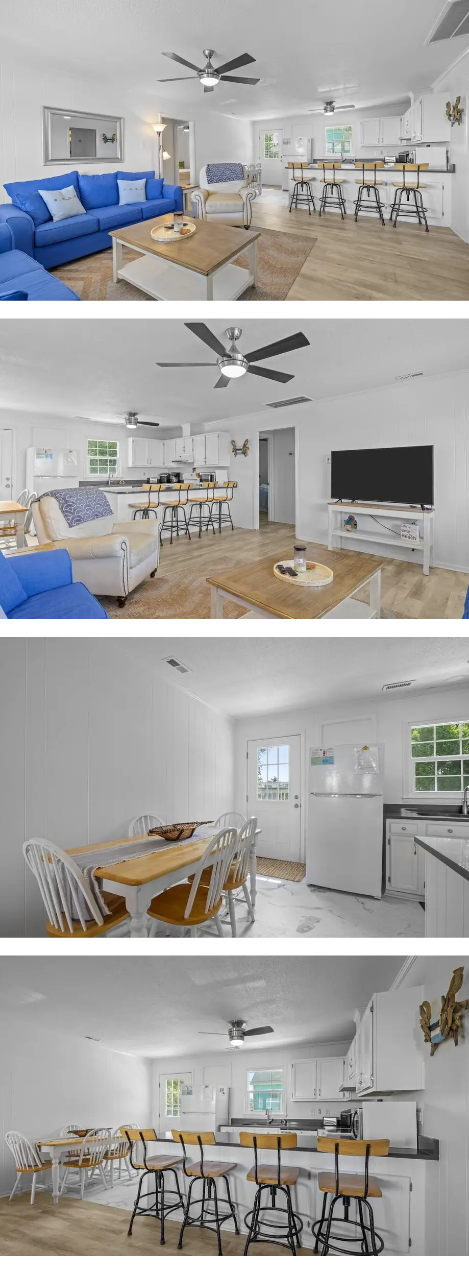 Quick walk to the beach, 2 living areas ...