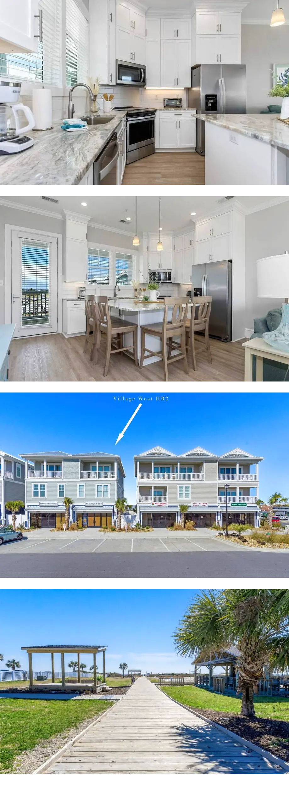 Beautiful beach views with top floor liv...
