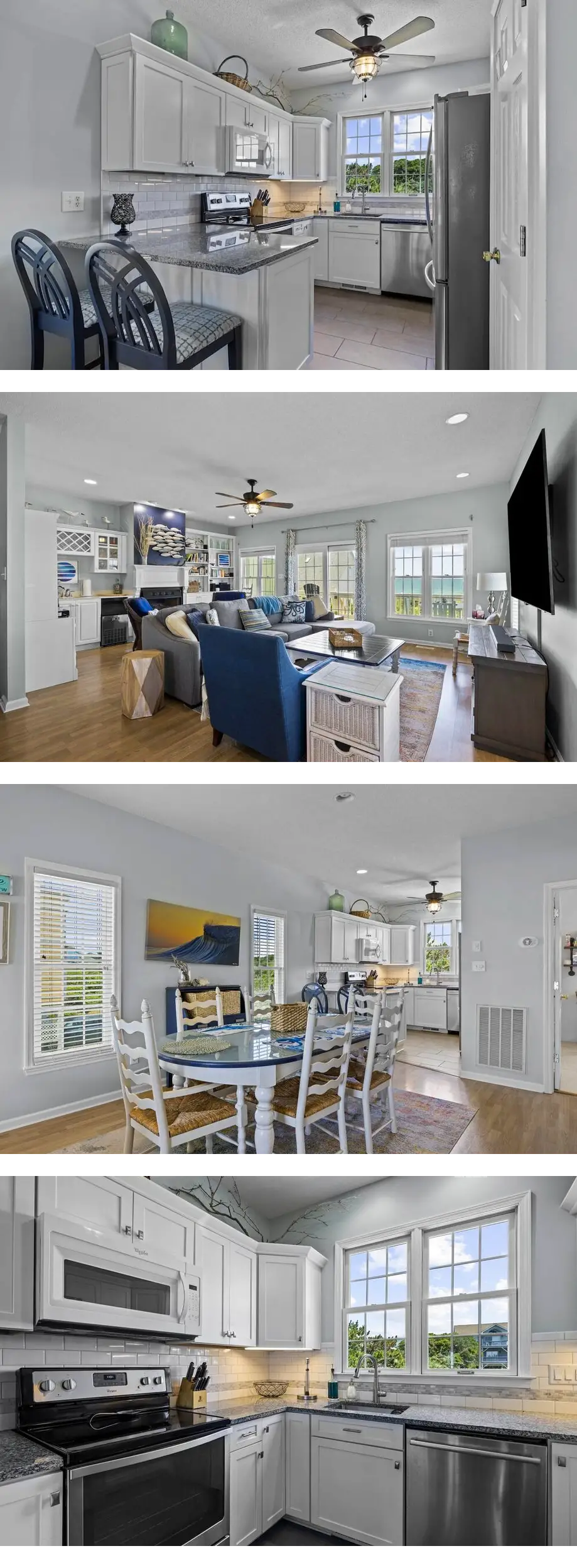Oceanfront duplex with direct beach acce...
