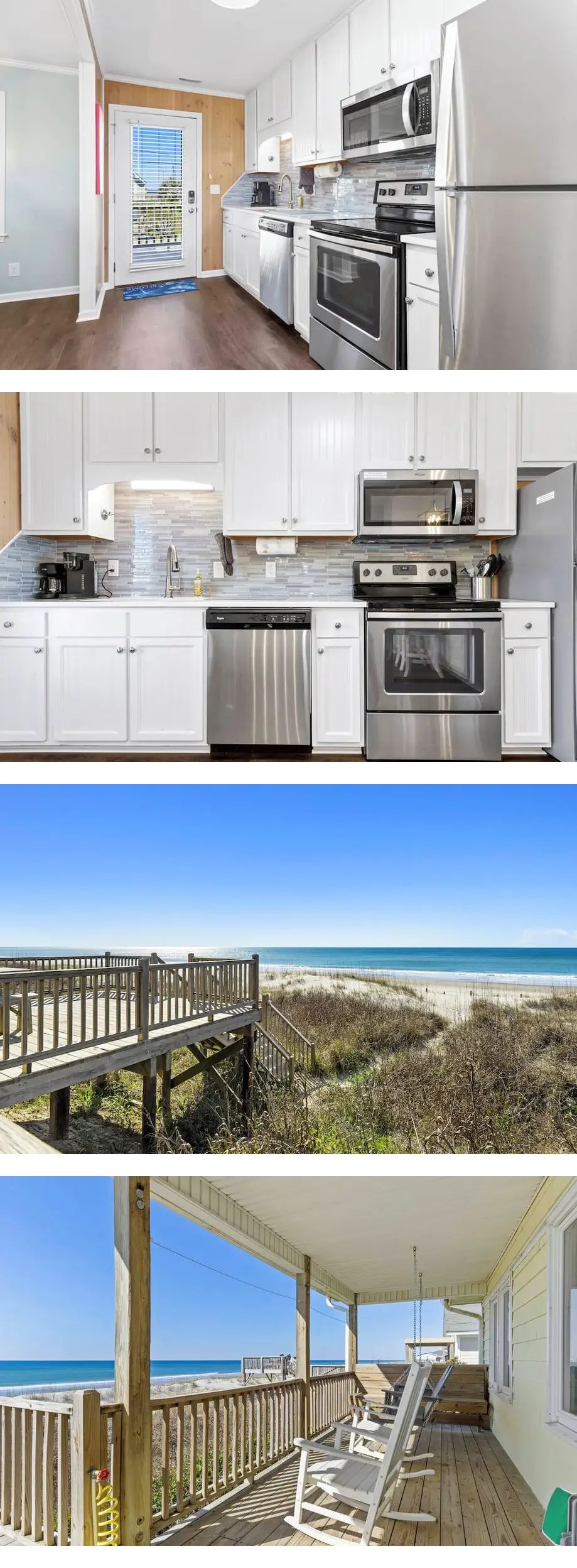 Oceanfront West side of 1/2 Duplex with ...