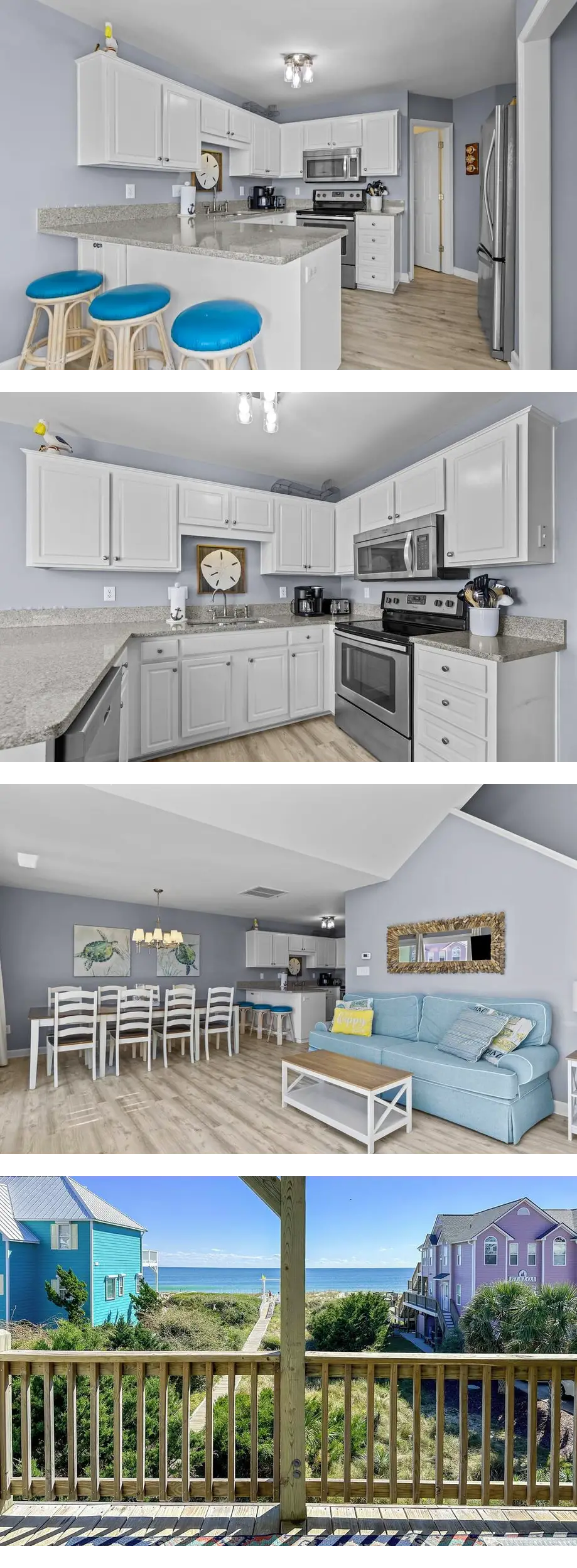 Bright, spacious oceanfront duplex with ...