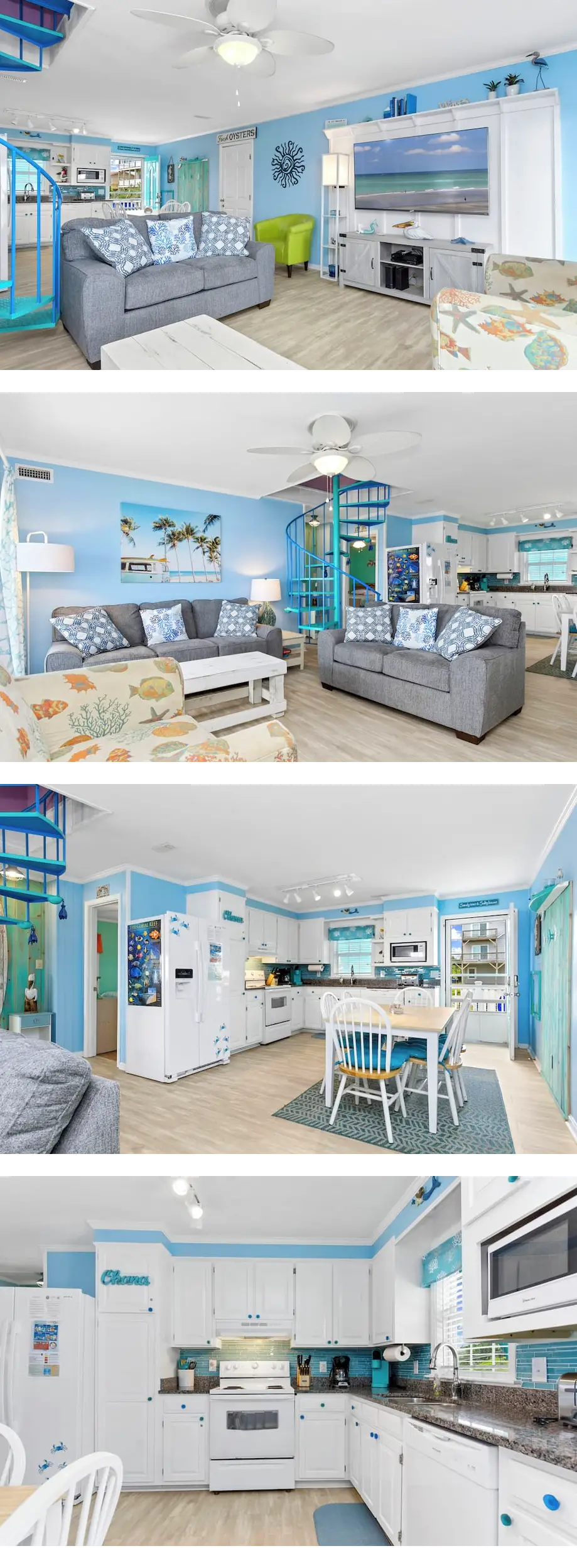 Shady Shack West a 3 BR Oceanfront Duple...