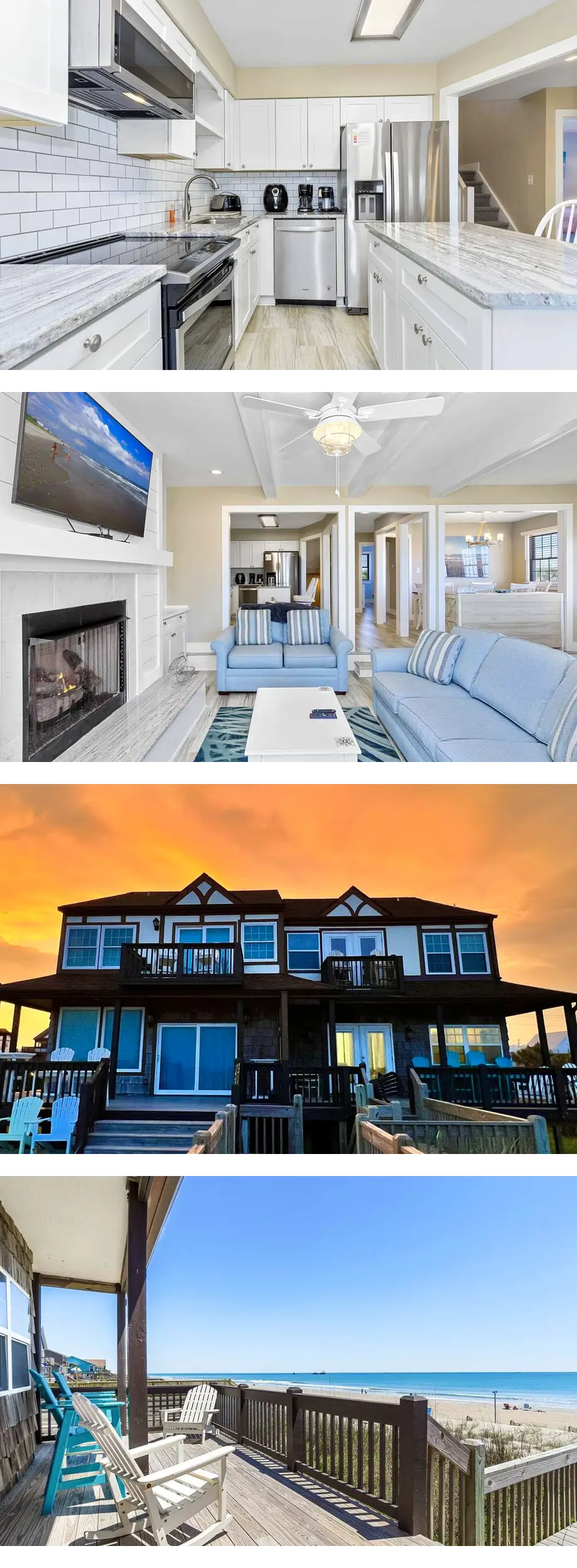 Beautiful Oceanfront Beach Townhouse 